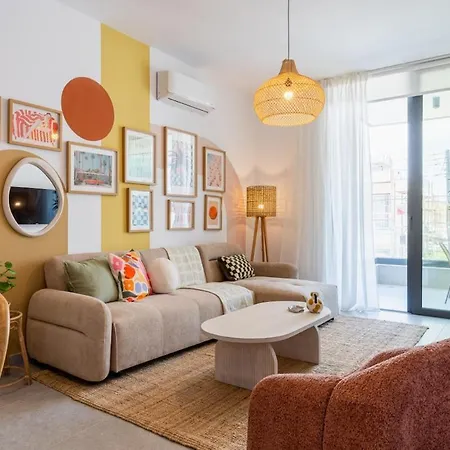 Apartment Lunette - Artful 1-Br Apartment & Balcony In Larnaca Larnaca